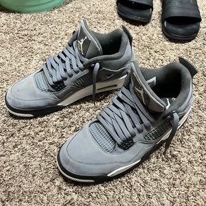 cool grey gray 4 jordan nike high top